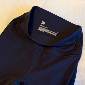 All in Motion Black Leggings with flare